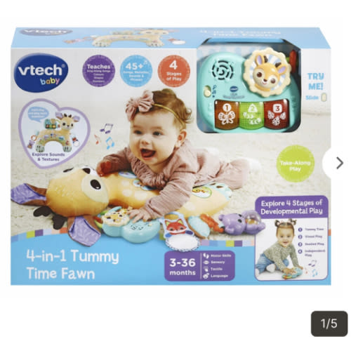 VTech Baby 4-in-1 Tummy Time Fawn