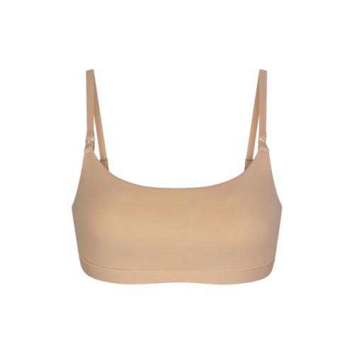 FITS EVERYBODY MATERNITY NURSING SCOOP BRALETTE | CLAY
