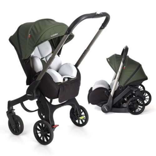 Cochildor Citi 2.0 Pro Baby Stroller, Rear-Facing Stroller with 3 Modes, Adjustable Handle & Extendable Seat Panel, Green
