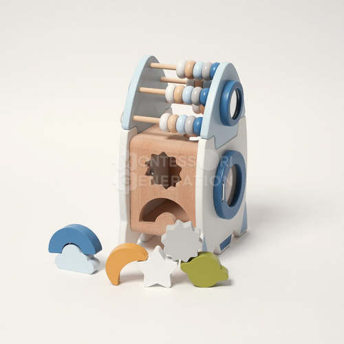 Montessori Learning Rocket - 7 Activities in 1 Toy!