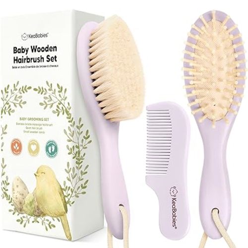 Baby Hair Brush and Comb Set for Newborn