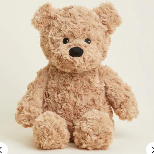Brown Curly Bear Warmies | Microwavable Brown Curly Bear Warmies Stuffed Animal | Warmies USA