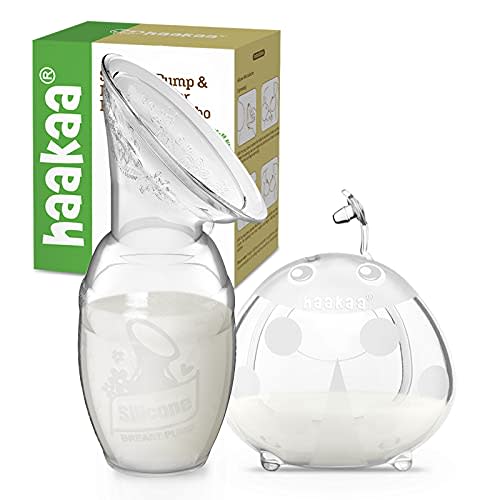 haakaa Manual Breast Pump & Ladybug Breast Milk Collector Combo Breast  Shells for Breastfeeding Silicone Breast Milk Catcher Nursing Cups Breast  Milk