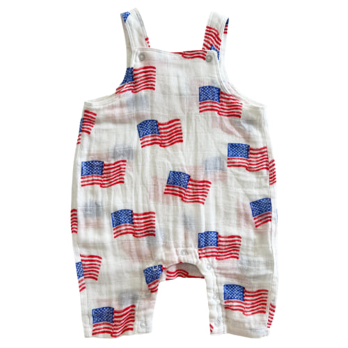Muslin Overall, American Flag