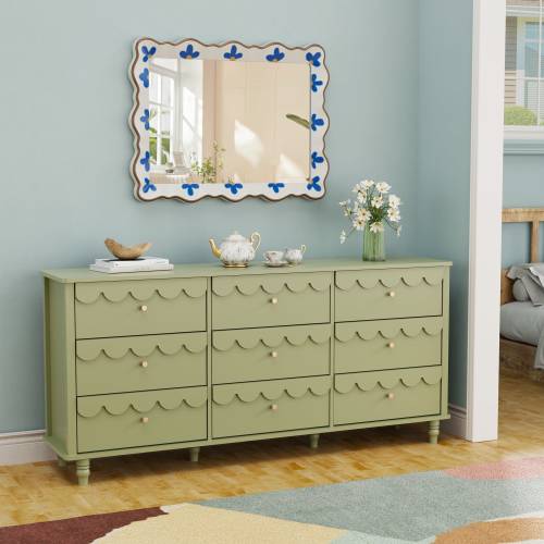 Royal 9-Drawer Lace Dresser - Max Storage for Growing Kids