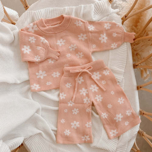 Posy Knit 2 Piece Set - Long Sleeve