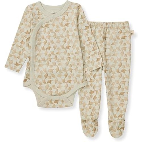 Burt's Bees Baby Unisex Bodysuit and Pant Set, 100% Organic Cotton