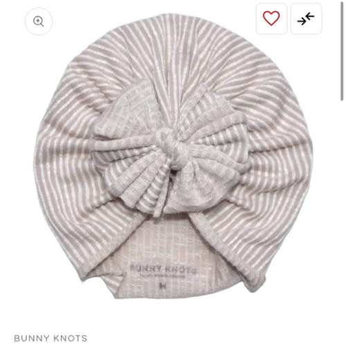 Poshmina | Stone Hearth Stripe| Buttery Rib Headwrap