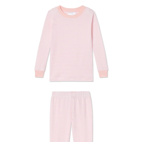 LAKE | Baby | Pima Cotton Pajamas | English Rose Stripe Baby Long-Long Setl