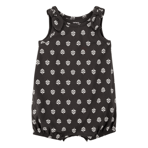 Baby Floral Print Cotton Romper - Carter's | Carter's
