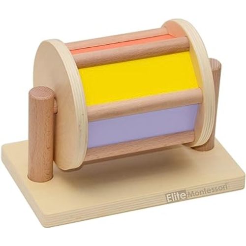 Elite Montessori Inspired Spinning Drum for Toddlers & 1 Year Old Baby Toy