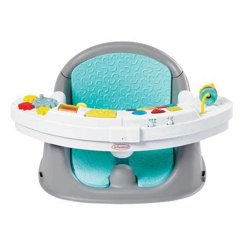 Infantino Music & Lights 3-in-1 New Discovery Baby Seat and Booster, Unisex Baby 4-48 Months, Teal