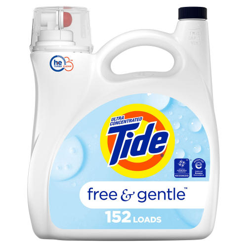 Tide Free & Gentle Liquid Laundry Detergent, 152 loads, 170 fl. oz. - Sam's Club
