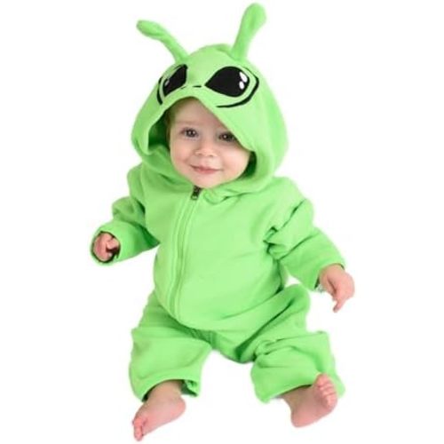 Fleece Baby Bunting Bodysuit – Infant One Piece Kids Hooded Romper Outerwear Toddler Jacket