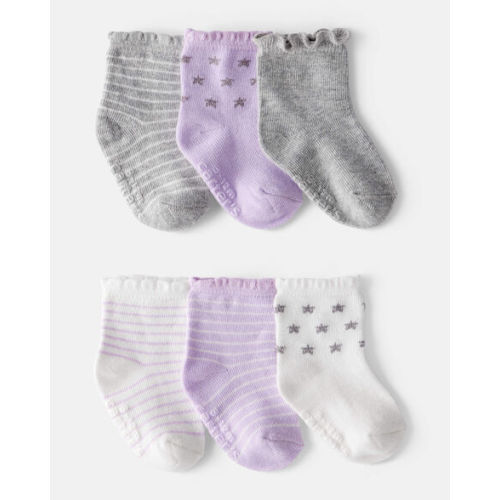 Baby Girl 6-Pack Ankle Socks | Carter's