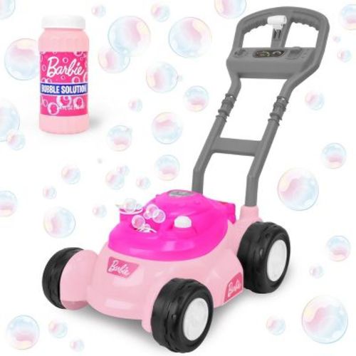 Barbie Bubble-N-Go Mower 4oz with Bottle - Pink/Blue