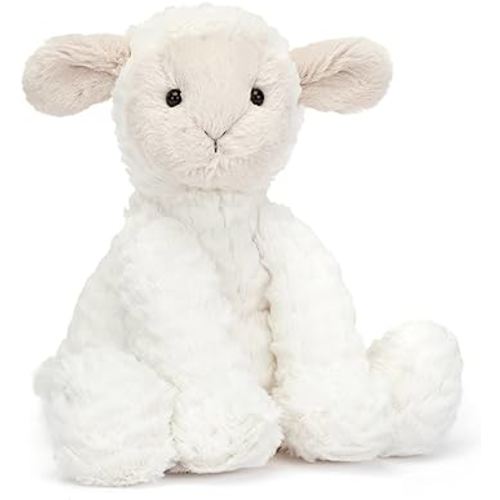 Jellycat Fuddlewuddle Lamb Stuffed Animal, Medium, 9 inches