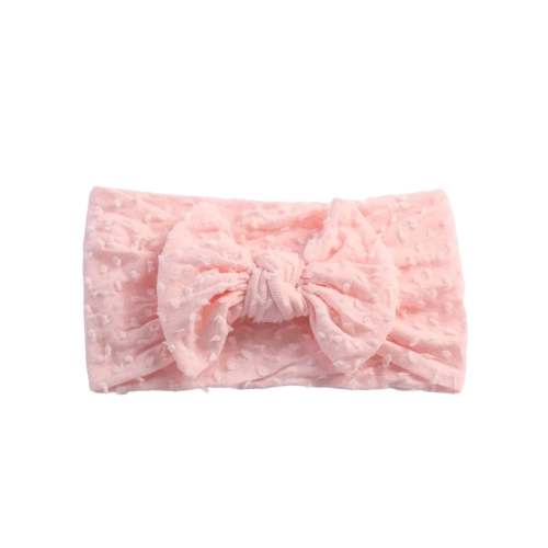 Dotty Bow, Light Pink