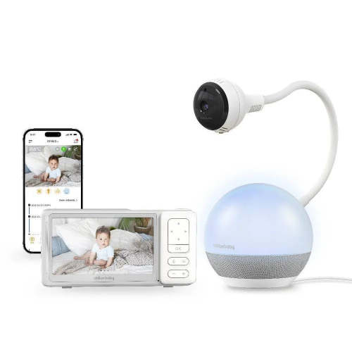 Smart Baby Monitor - Mood Light Sleep Trainer and Sound Soother