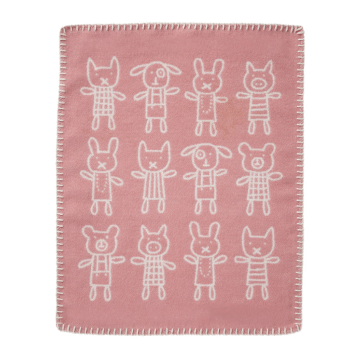 Hug Brushed Organic Cotton Cuddly Blanket, Three Color Variants