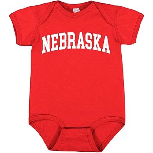 Wild Bobby State of Nebraska College Style Fashion T-Shirt