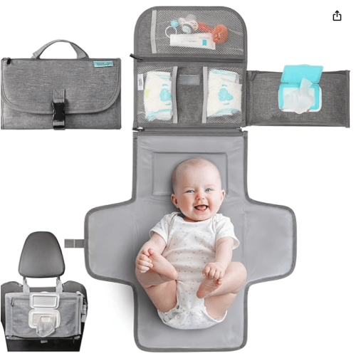 Kopi Baby Portable Diaper Changing Pad - Baby Changing Pad & Diaper Changer Travel Bag, Smart Design Baby Changing Mat, Portable Changing Pad for Baby - Baby Changing Station, Infant Gift - Grey : Amazon.com.au: Baby