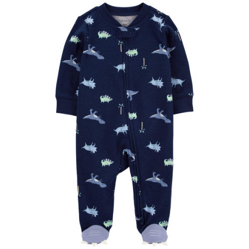 Baby Dinosaur 2-Way Zip Cotton Sleep & Play - Carter's | Carter's