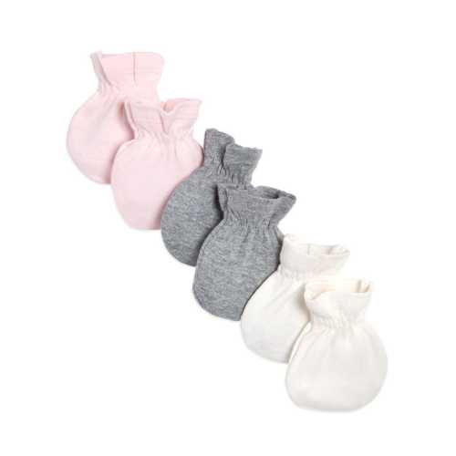 Organic Cotton Baby Mittens 3 Pack - Blossom