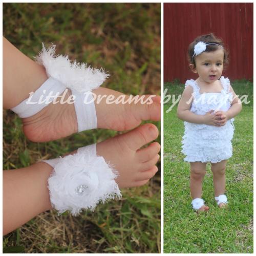Baby barefoot sandals your choice of color - multicolor barefoot sandals
