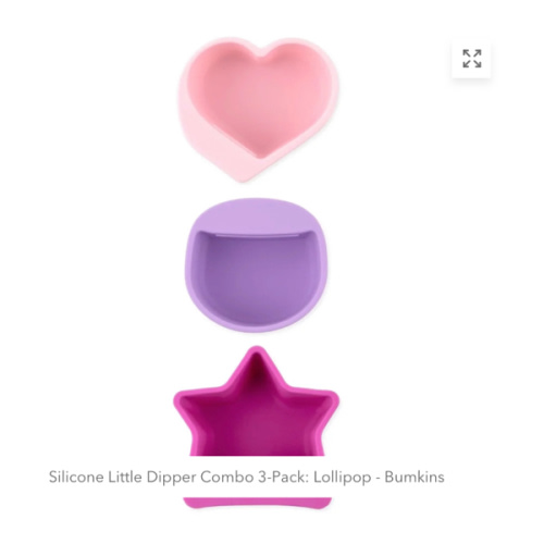 3 Pk Attachable Silicone Condiments Cups For Dipping Sauces | Bumkins