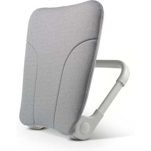 READY ROCKER Deluxe Cloud | Adjustable Ergonomic Portable Rocker | Back Pain Relief & Relaxation | White Rocker & Deluxe Cover | Back & Lumbar Support for Chair | Lightweight & Portable | 3.0 Model