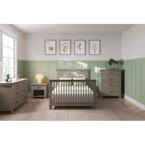 Denman Convertible 4 -Piece Nursery Furniture Set