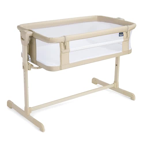 HALO® BassiNest® Bedside Sleeper – Breathable Baby Bassinet Slides Over Bed with Mesh Walls for Airflow & Visibility, Lowering Wall for Easy Access, Fits Most Beds