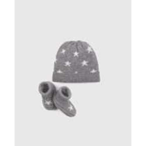 Washable Cashmere Beanie & Bootie Set