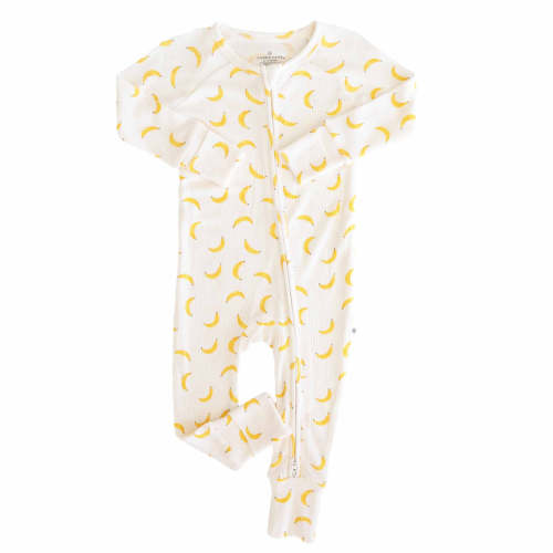 All Bamboo Waffle Convertible Zip Rompers