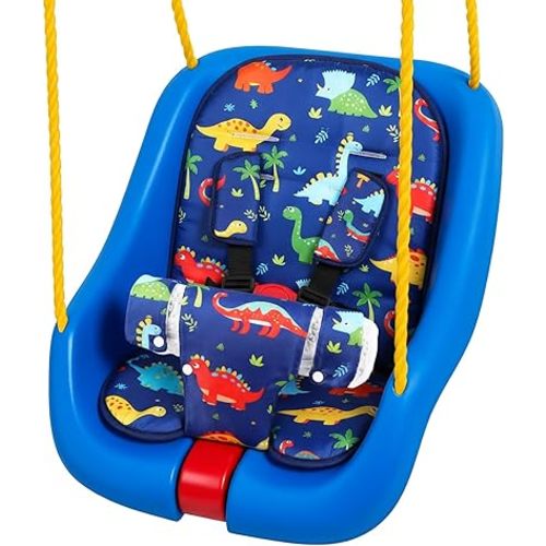 Jenaai Toddler Swing Cushion Baby Swings Outdoor Seat Insert Pad Compatible with Swings for Toddlers Age 1-3 Detachable Machine and Washable(Not Included Swing)