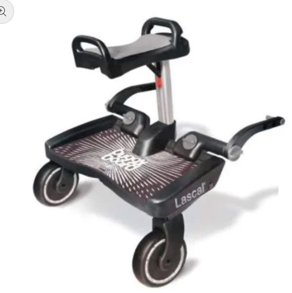 Lascal BuggyBoard® Maxi Plus - Black With Gray Saddle - Lascal® USA
