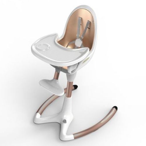 Hotmom Modern High Chair: Adjustable Recline, Stylish and Versatile Dining Chair for Babies and Toddlers (White)