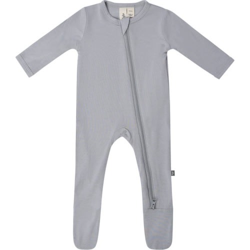 Baby & Regular Zip-Up Footie, 0-3 M, Storm
