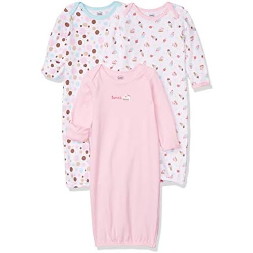 Luvable Friends Baby Girls' Cotton Gowns