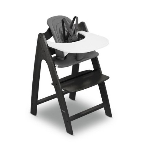 Hauck Arketa High Chair and Cushion - Blackwashed