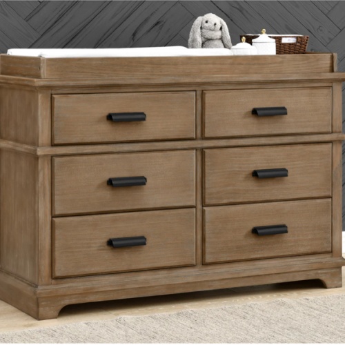 Asher 6 Drawer Dresser with Changing Top - Delta Children