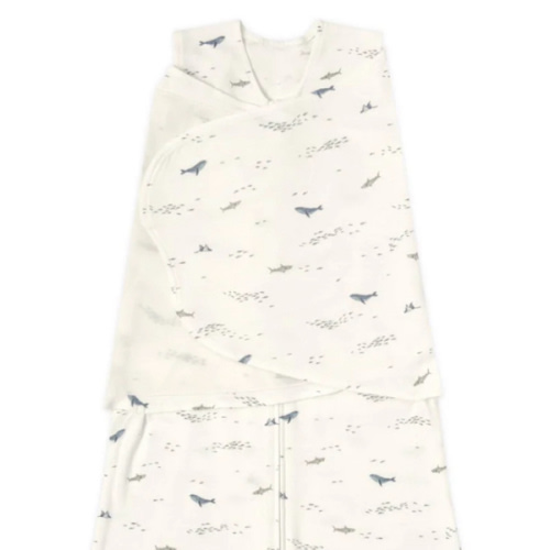 Ocean Life Cotton Swaddle | HALO