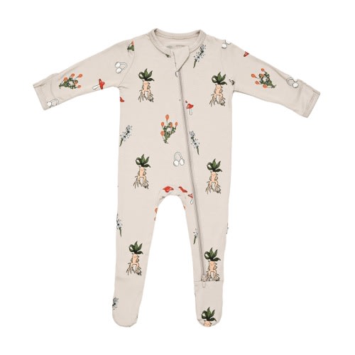 Zippered Footie in Herbology