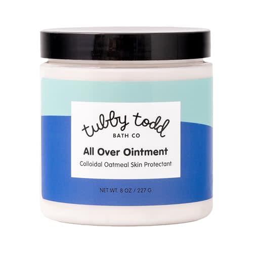 Tubby Todd All Over Ointment, Baby Eczema Cream | Everyday Multi-Purpose Sensitive, Dry, Irritation Baby Skin Relief Cream, Steroid & Gluten Free, 8 oz, Lavender Rosemary