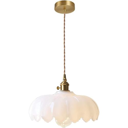 Milk White Glass Light Pendant