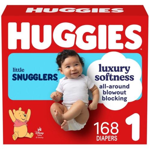 Huggies Little Snugglers Diapers - Size 1 - 168ct