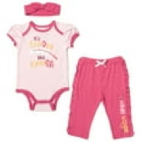 Harry Potter Newborn Baby Girls Bodysuit Pants and Headband 3 Piece Outfit Set Newborn to Infant