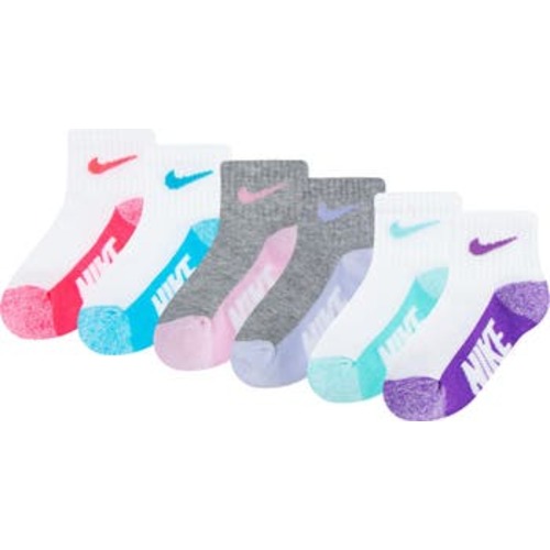 Assorted 6-Pack Cotton Blend Socks