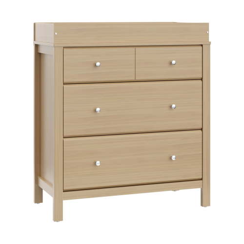 Storkcraft Horizon 3 Drawer Infant Changing Table Dresser, Driftwood